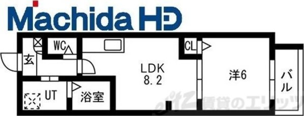 ジーイーセットノースの物件間取画像